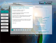 Tablet Screenshot of hausperfekt.de